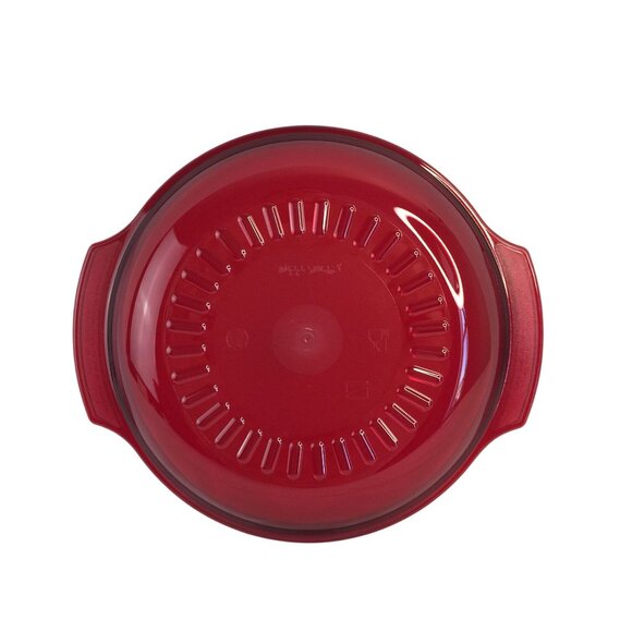 Tupperware TupperWave Stack Cooker Cranberry Red New Complete Set - Picture 3 of 7